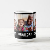 Mug Grandad Established Bold Black 3 Photo (Centre)
