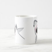Mug Grande attaque de requin blanc Bureau amusant (Centre)
