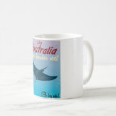 Mug Grande barrière de corail, Australie poster de voy (Devant droit)