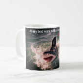 Mug Grande brèche de requin blanc (Devant gauche)