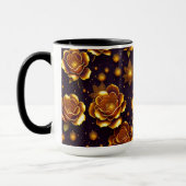 Mug Grande Collection Gold Rose moderne de luxe (Gauche)