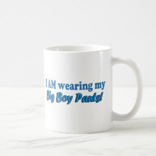 Mug Grande conception des textes de pantalon de garçon