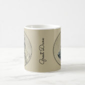 Mug Grande Danse (Brindle) Peinture - Art Chien origin (Centre)