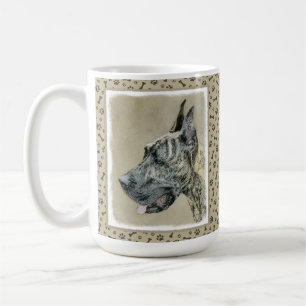 Mug Grande Danse (Brindle) Peinture - Art Chien origin