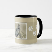 Mug Grande Danse (Brindle) Peinture - Art Chien origin (Devant droit)