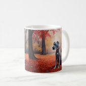 Mug Grande Danse en automne Feuilles automne Inspirati (Devant droit)