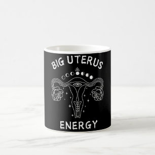 Mug Grande Énergie Féministe de l'Utérus