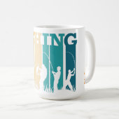 Mug Grande époque pêche personnalisée (Devant droit)