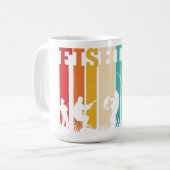 Mug Grande époque pêche personnalisée (Devant gauche)