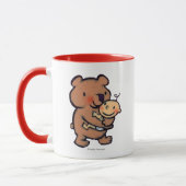 Mug Grande étreinte d'ours Brown de Leslie Patricelli (Gauche)