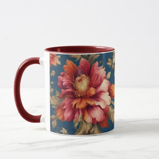 Mug Grande Fleurs Vintages Italiennes (Gauche)