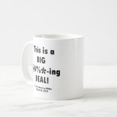 Mug Grande F'n chemise d'affaire de Joe Biden (Devant gauche)