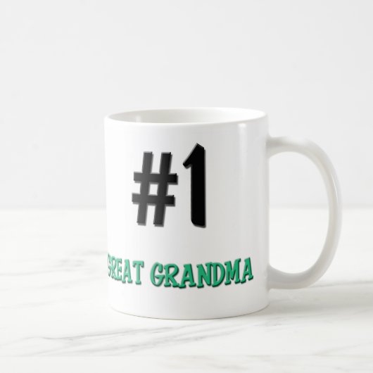 Mug Grande grand-maman du numéro 1 (Droite)
