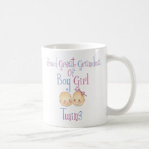 Mug Grande grand-maman fière des jumelles de fille de