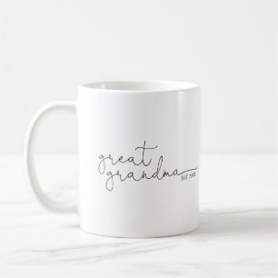 Mug Grande grand-mère établie   Grand cadeau de grand-
