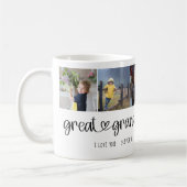 Mug Grande grand-mère mignonne Lettres Je t'aime 6 Pho (Gauche)