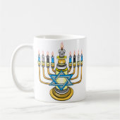 Mug Grande Hanoukka heureuse (Gauche)