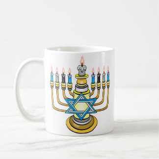 Mug Grande Hanoukka heureuse
