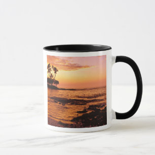 Mug Grande Île, Hawaï. Coucher de soleil, Grande Île H