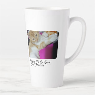 Mug Grande Latte Joyeux Meowlidays pour Amoureux d