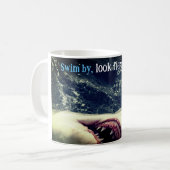 Mug Grande mâchoire de requin blanc (Devant gauche)