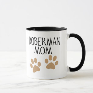 Mug Grande maman de dobermann de pattes