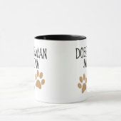 Mug Grande maman de dobermann de pattes (Centre)
