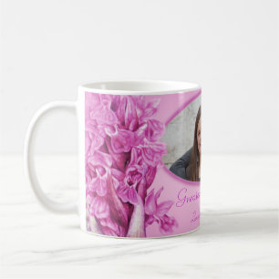 Mug Grande mamie orchidée rose "propre photo" muqueuse