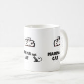 Mug Grande mamma design pour chats cool (Devant droit)