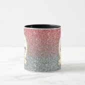 Mug Grande-mère Rose Parties scintillant d'argent Béné (Centre)