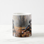 Mug Grande montagne suisse à l'automne Feuilles automn (Centre)