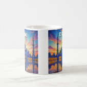 Mug Grande Mosquée de Dubaï UAE Coucher de soleil (Centre)
