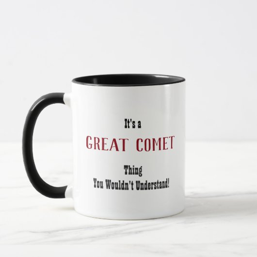 Mug Grande Musique de comète (Gauche)