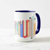 Mug Grande pile de livres (Devant droit)