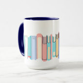 Mug Grande pile de livres (Devant gauche)