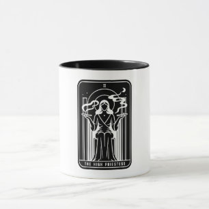 Mug Grande Prêtresse du Tarot Femme Fumant de l'Herbe 