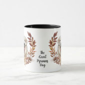 Mug Grande Pyrénées Chien Automne Wreath (Centre)