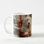 Mug Grande Pyrenees Chien Fête de Noël (Gauche)