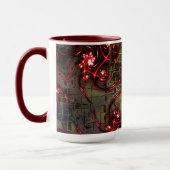 Mug Grande relation d'étrange fractale par rapport à l (Gauche)