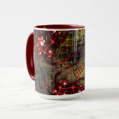 Mug Grande relation d'étrange fractale par rapport à l (Devant gauche)