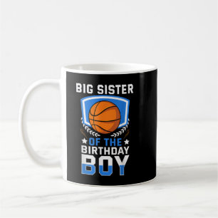 Mug Grande Soeur De L'Anniversaire Boy Basketball Fami