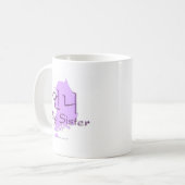 Mug Grande soeur (d'une fille) Corée (Devant gauche)