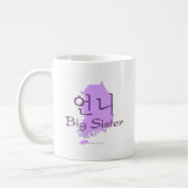Mug Grande soeur (d'une fille) Corée (Gauche)