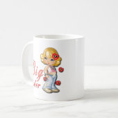 Mug Grande soeur et fleurs (Devant gauche)