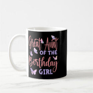 Mug Grande Tante De La Famille Papillon De La Fille D'