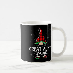 Mug Grande tante Gnomo Buffalo Plaid Family Group Chri