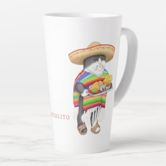 Mug Grande Tasse Latte WENDELITO (Angle droit)