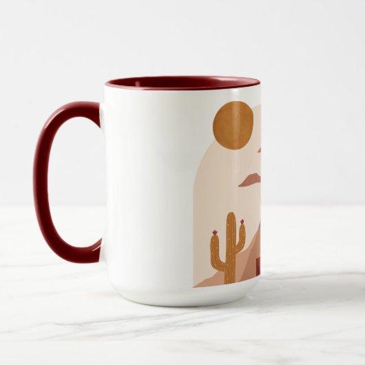 Mug - Grande tasse - Terracotta par Ludilabel (Gauche)