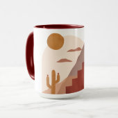 Mug - Grande tasse - Terracotta par Ludilabel (Devant gauche)