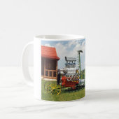 Mug Grande tondeuse à gazon de bloc (Devant gauche)